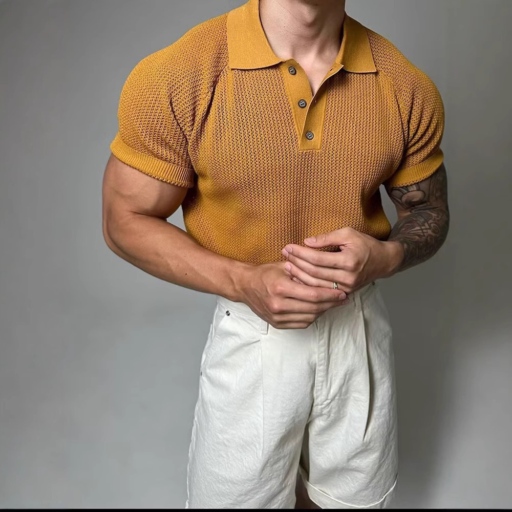 Waffle Polo Shirt Hudson