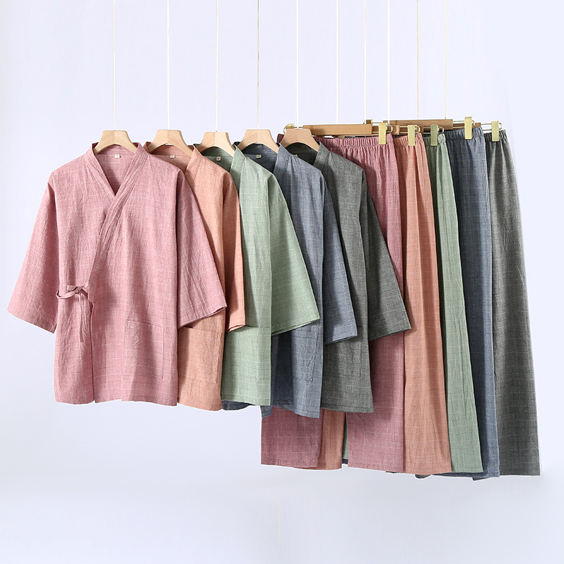 Conjunto de Envoltura de Lino Nukumori