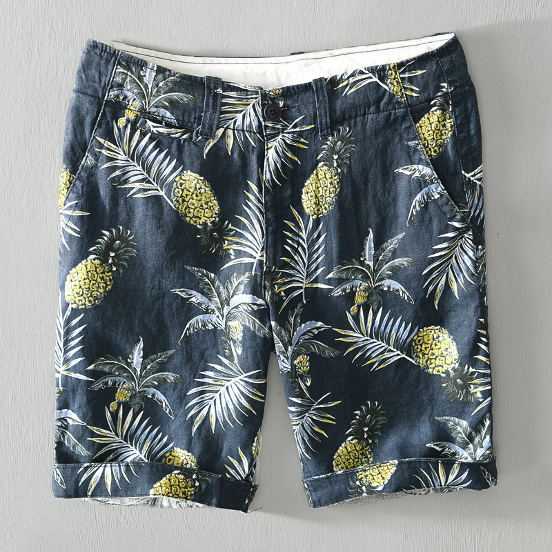Shorts de lino estilo Havano