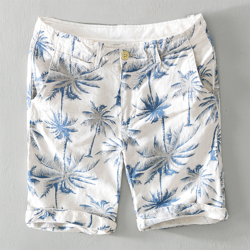 Shorts de lino estilo Havano