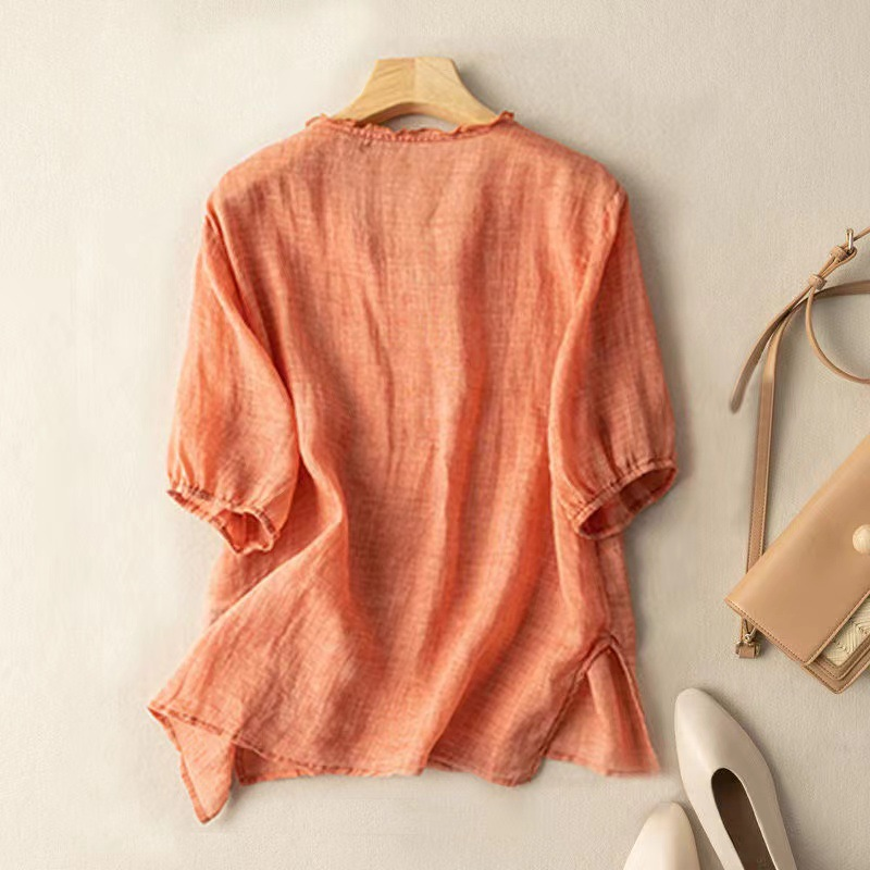 Blusa de Lino Anne Ackerman
