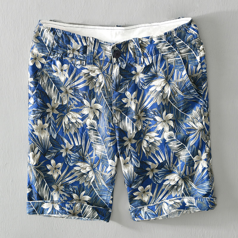 Shorts de lino estilo Havano