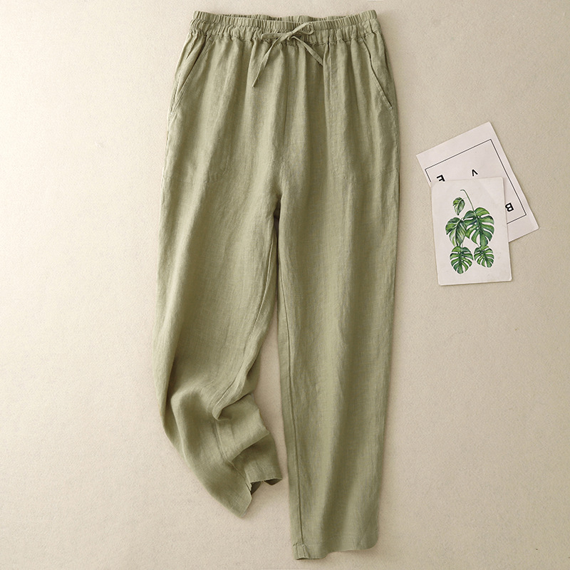 Jieva – Clásicos Pantalones de Lino