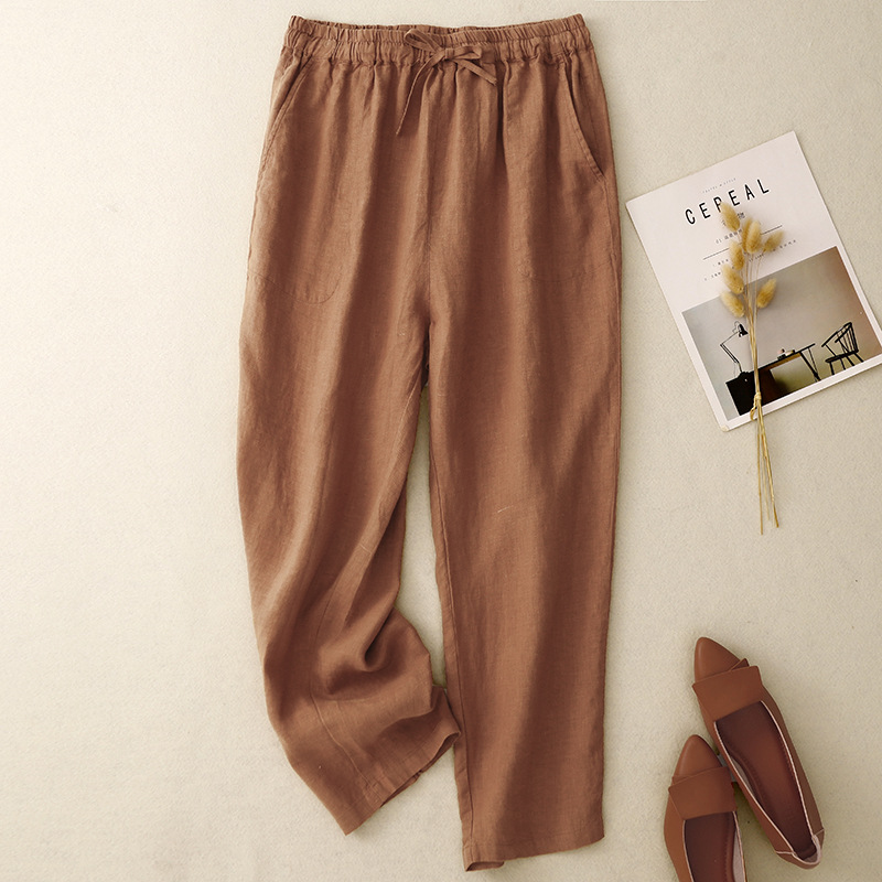 Jieva – Clásicos Pantalones de Lino