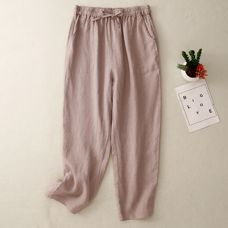 Jieva – Clásicos Pantalones de Lino
