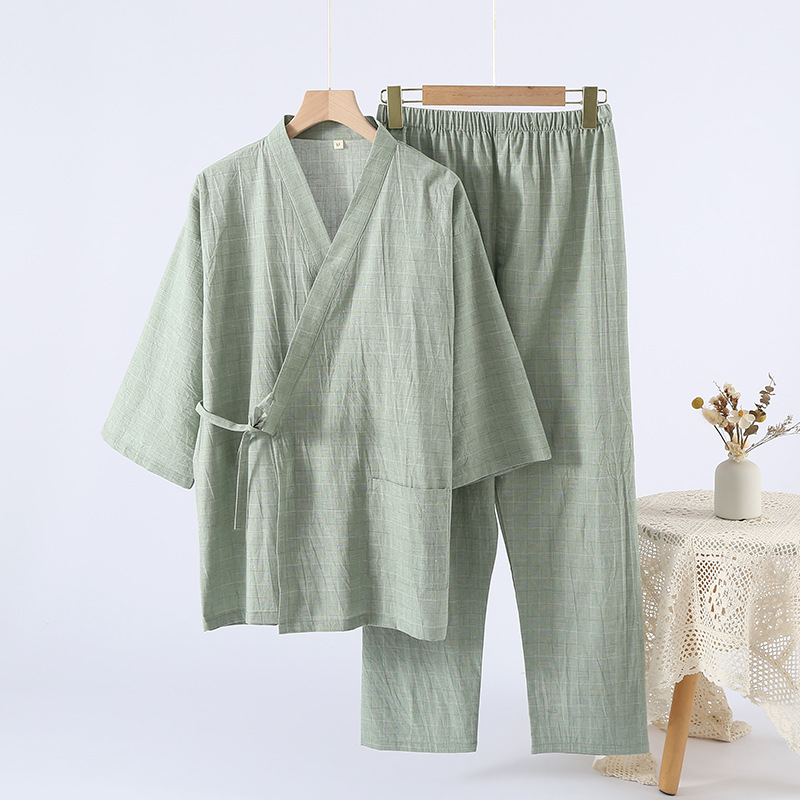 Conjunto de Envoltura de Lino Nukumori