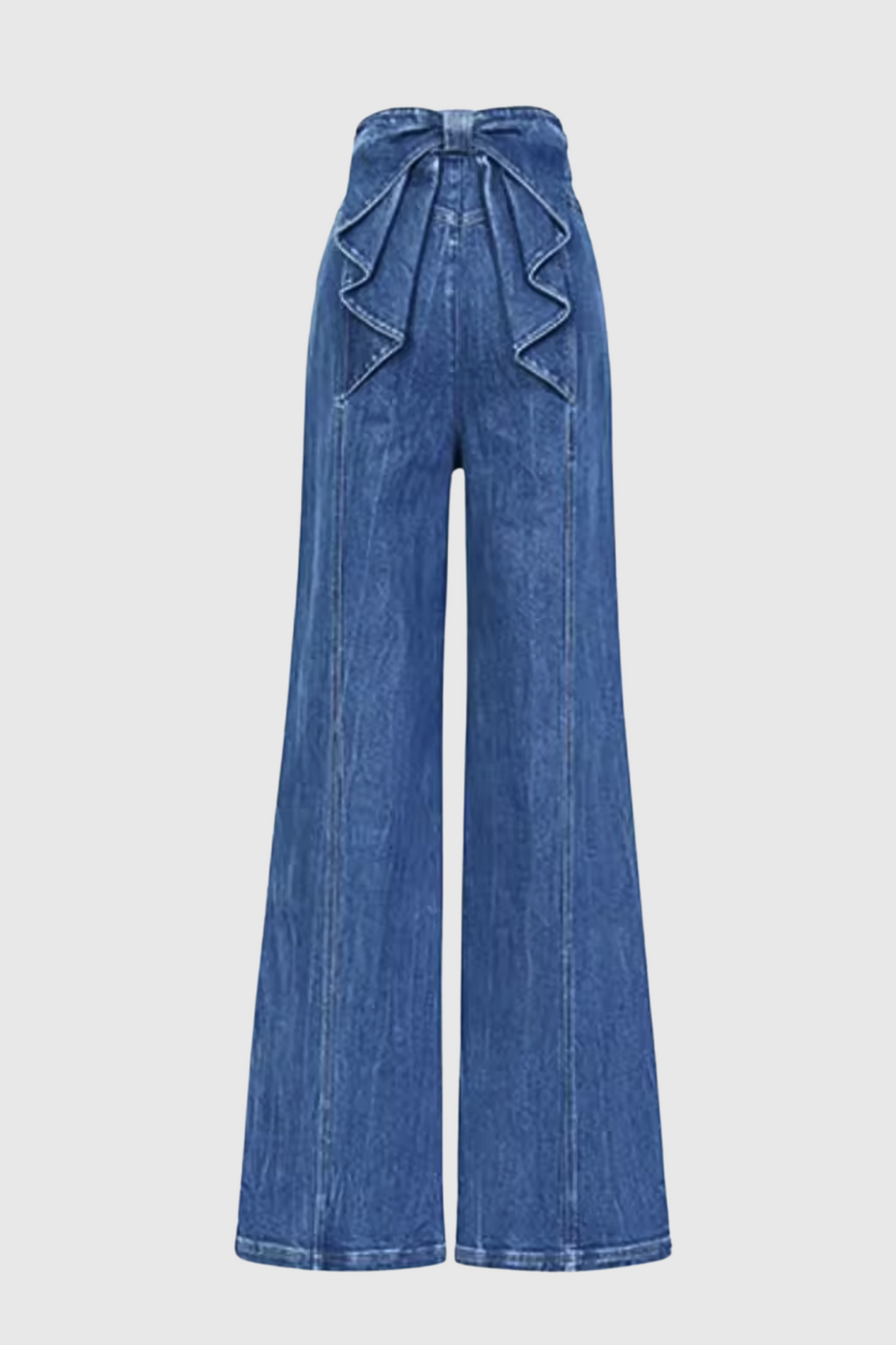Jeans Maroso con lazo decorativo en la parte trasera