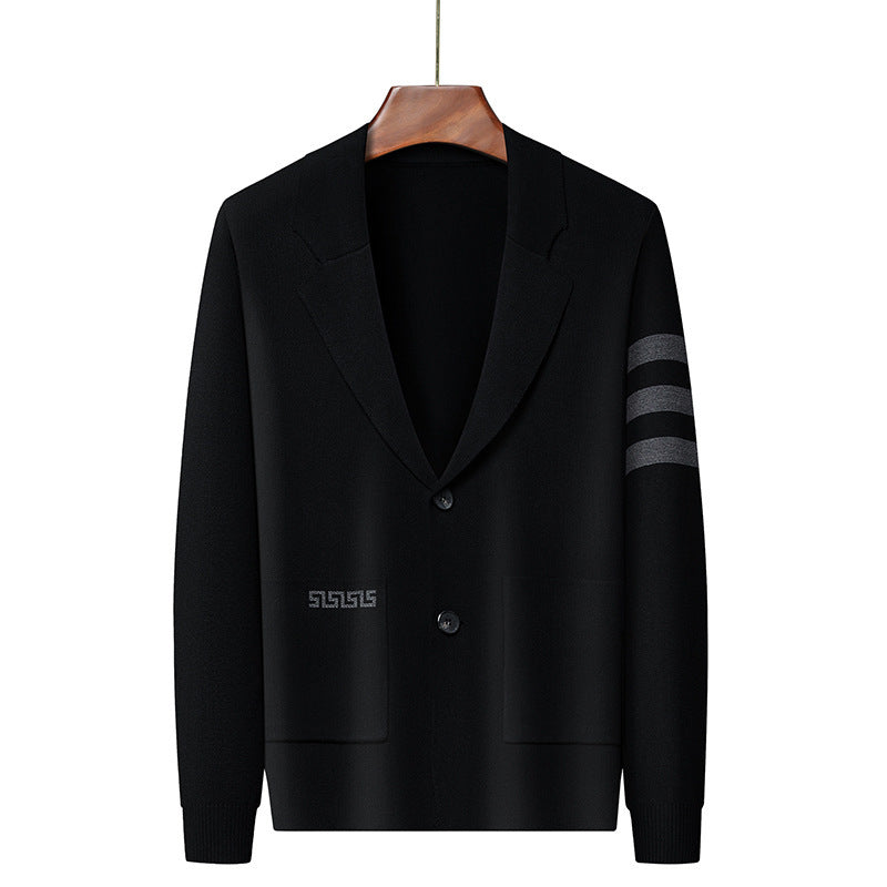 Cárdigan masculino de estilo clásico