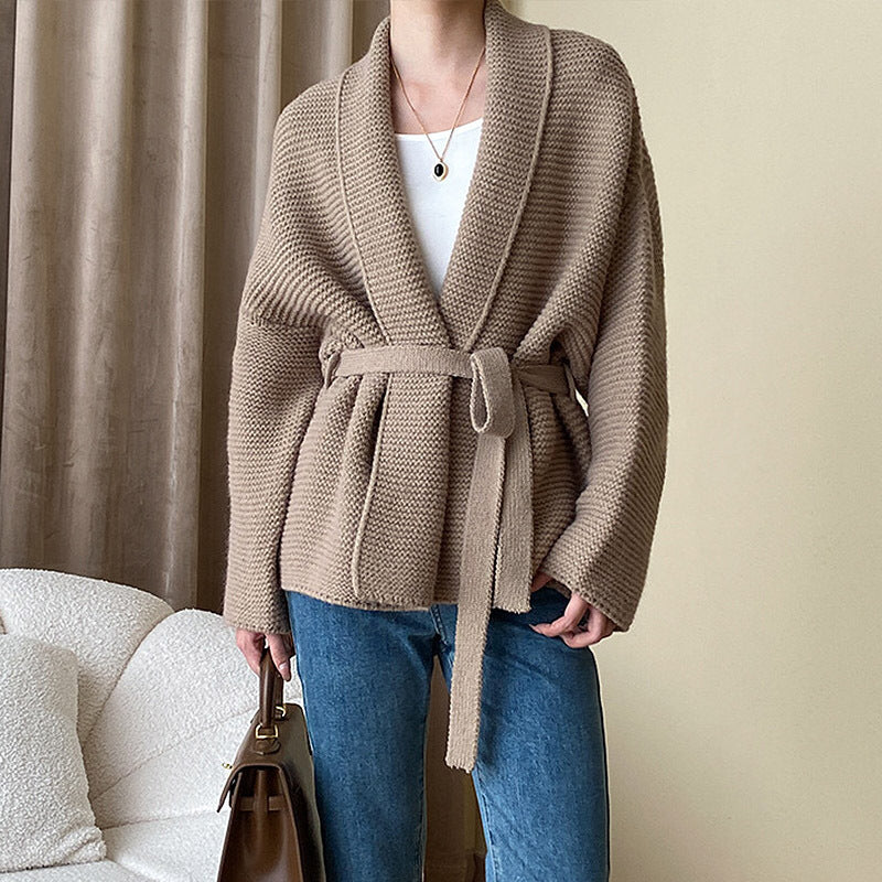 Cardigan de Lana Tejida Rosalie