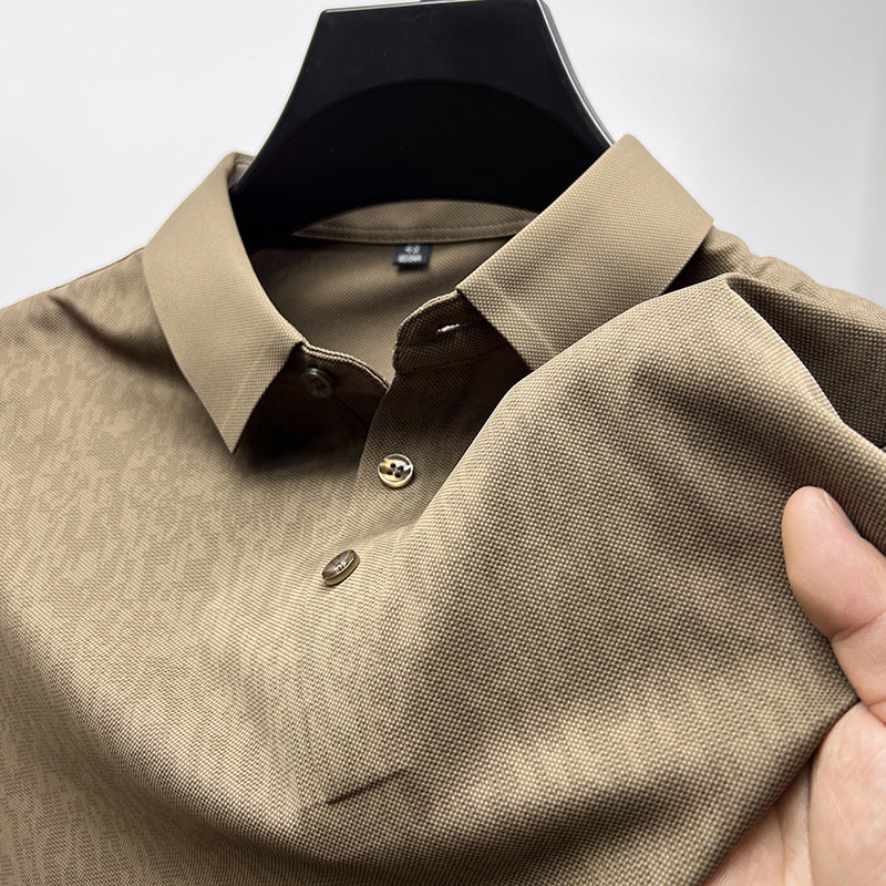 Camisa Polo de Seda de Alta Calidad Marcello