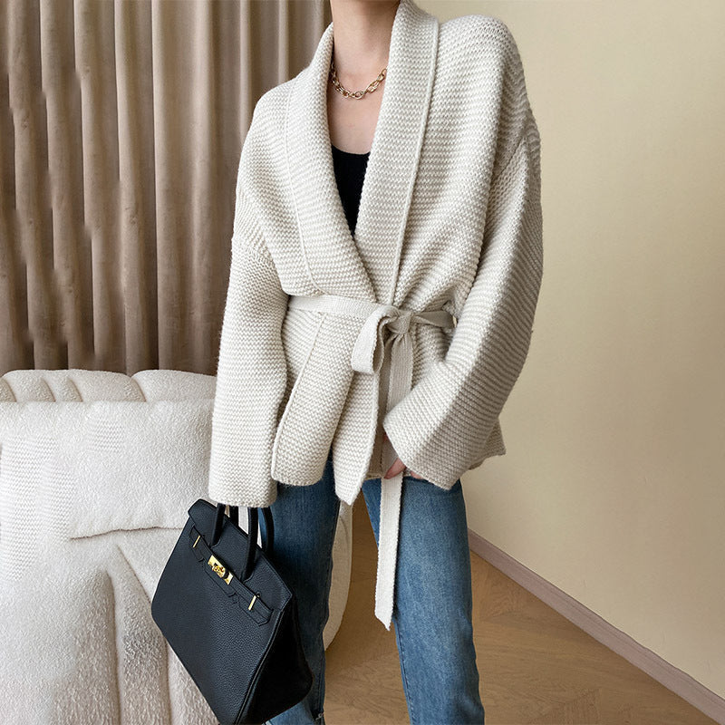 Cardigan de Lana Tejida Rosalie