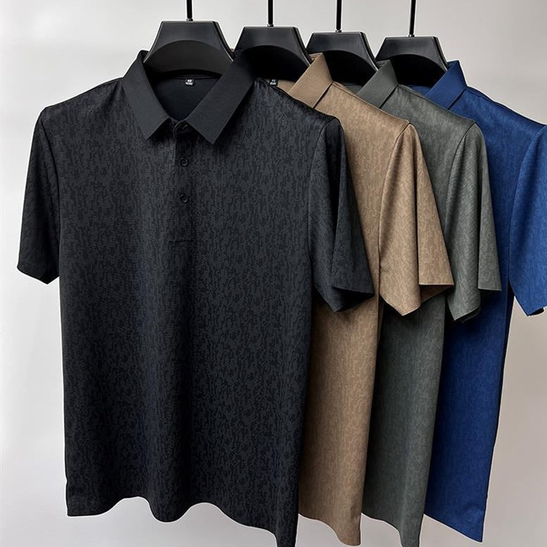 Camisa Polo de Seda Marcello