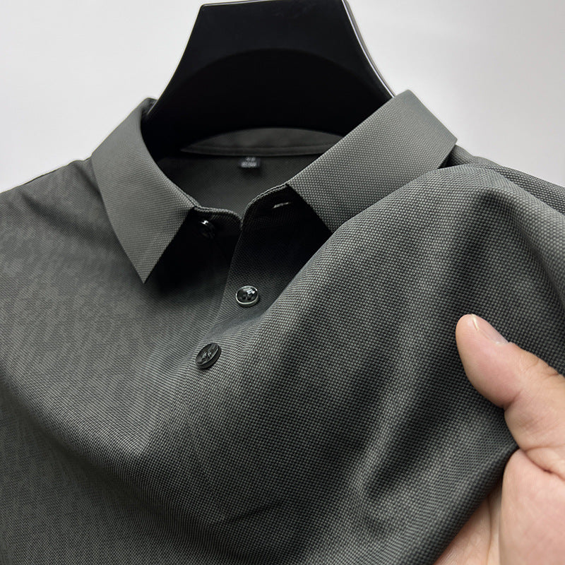 Camisa Polo de Seda de Alta Calidad Marcello
