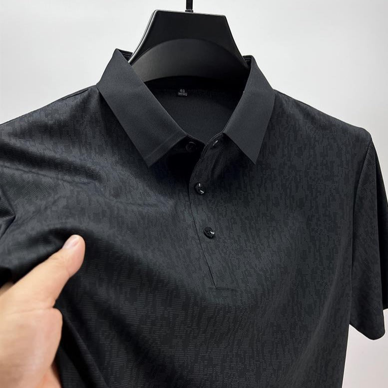 Camisa Polo de Seda de Alta Calidad Marcello