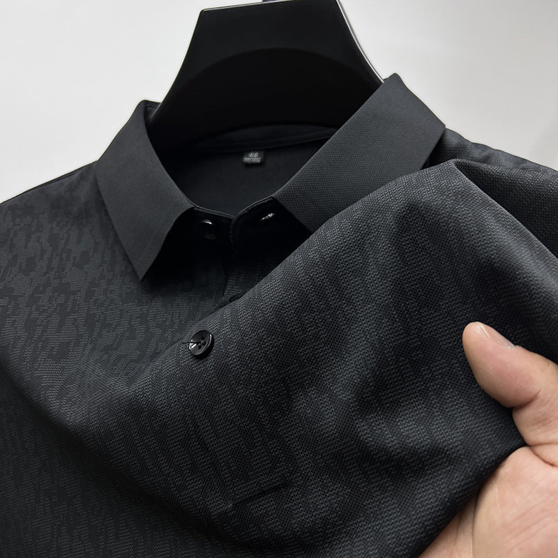 Camisa Polo de Seda de Alta Calidad Marcello