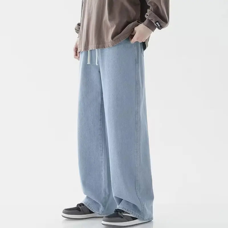 Jeans de corte ancho