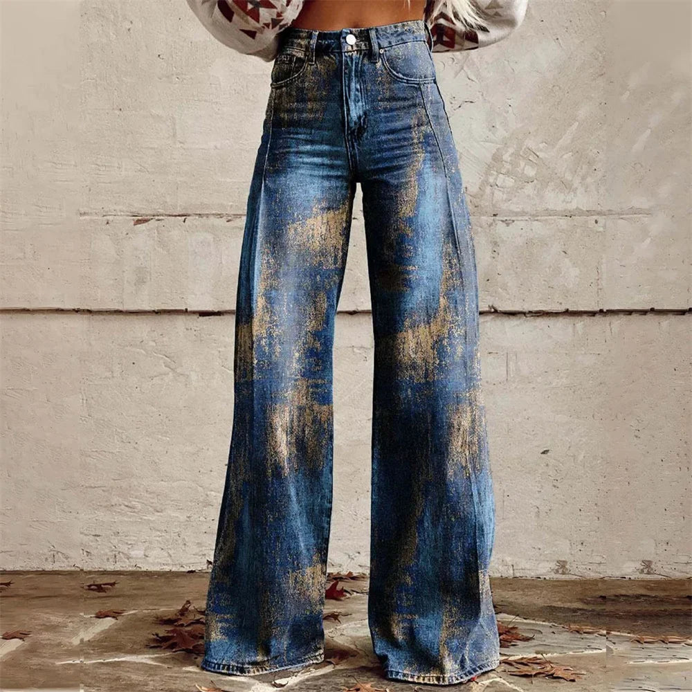 Nastia - Jeans con diseño estampado