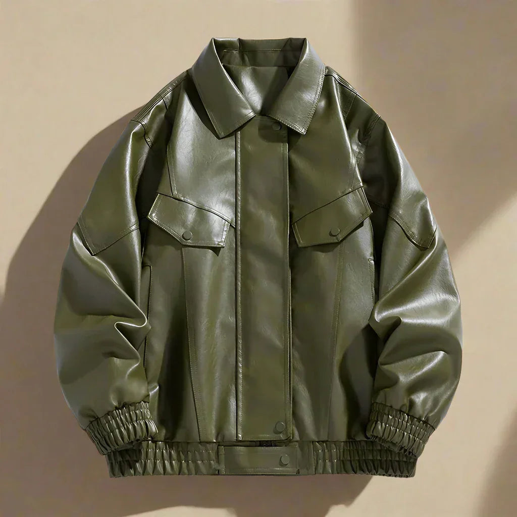 Chaqueta de Cuero Valente