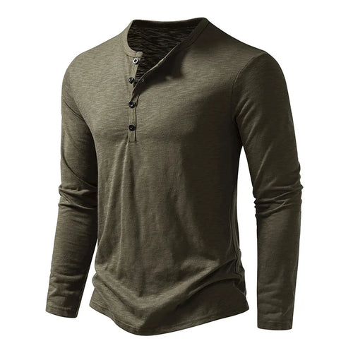 Camisas Henley de Algodón Enzo