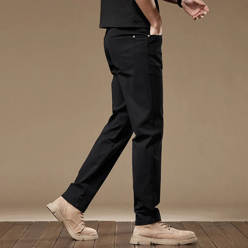 Íconos. Pantalones de Tela de Algodón