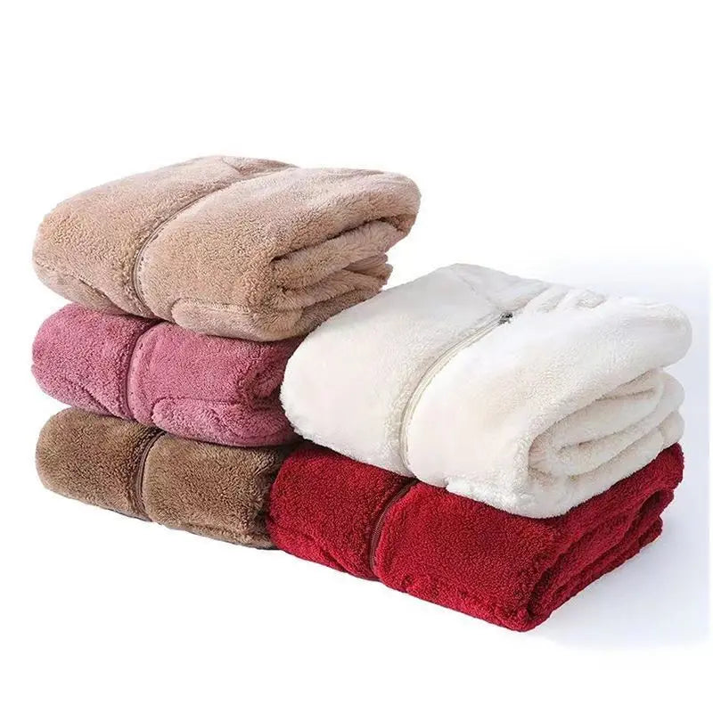Chaqueta de forro polar en color coral