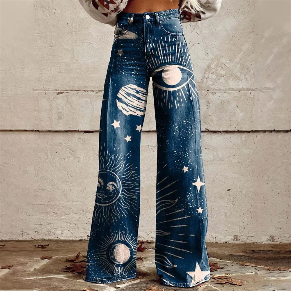Nastia - Jeans con diseño estampado