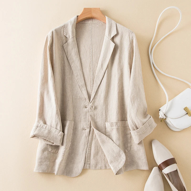 Chaqueta ligera de lino