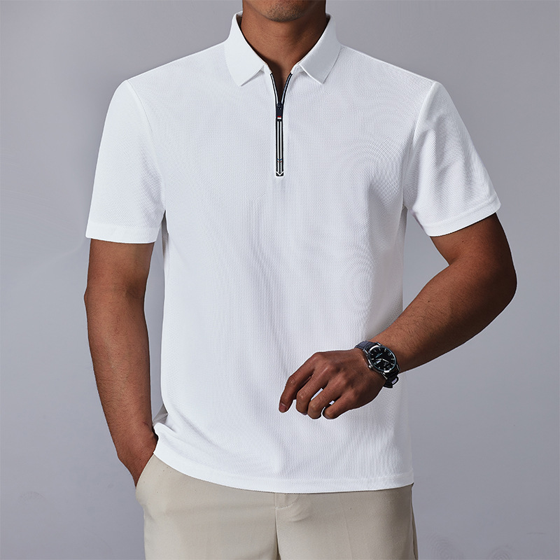 Camisa Polo de Cuello con Cremallera Cuarta de Julian Ford