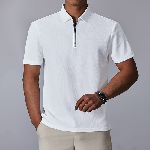 Camisa Polo de Cuello con Cremallera Cuarta de Julian Ford