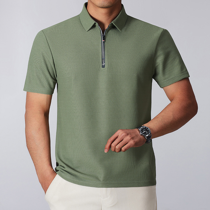 Camisa Polo con Cremallera y Cuello de Cuarto de Julian Ford