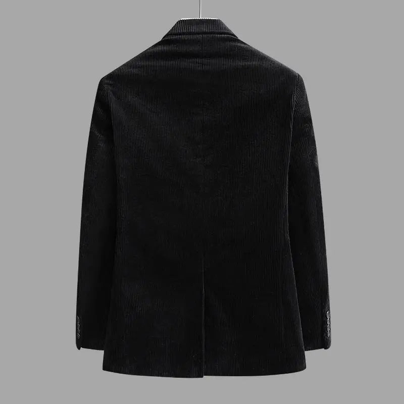 Chaqueta moderna de terciopelo suave y clásico