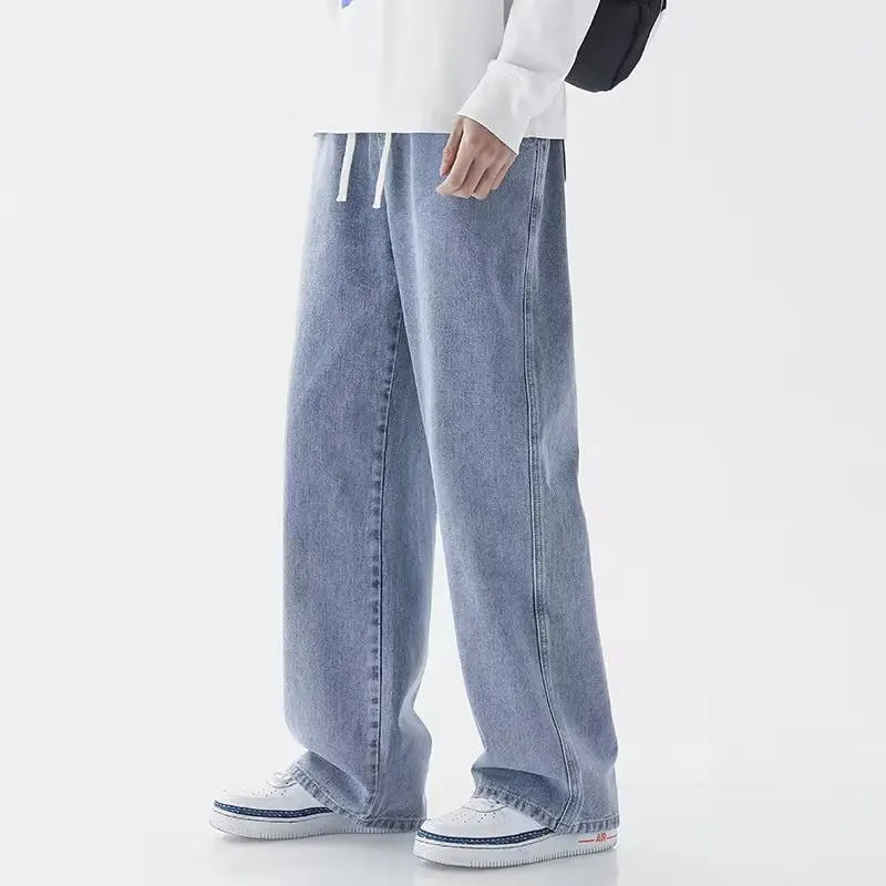 Jeans de corte ancho