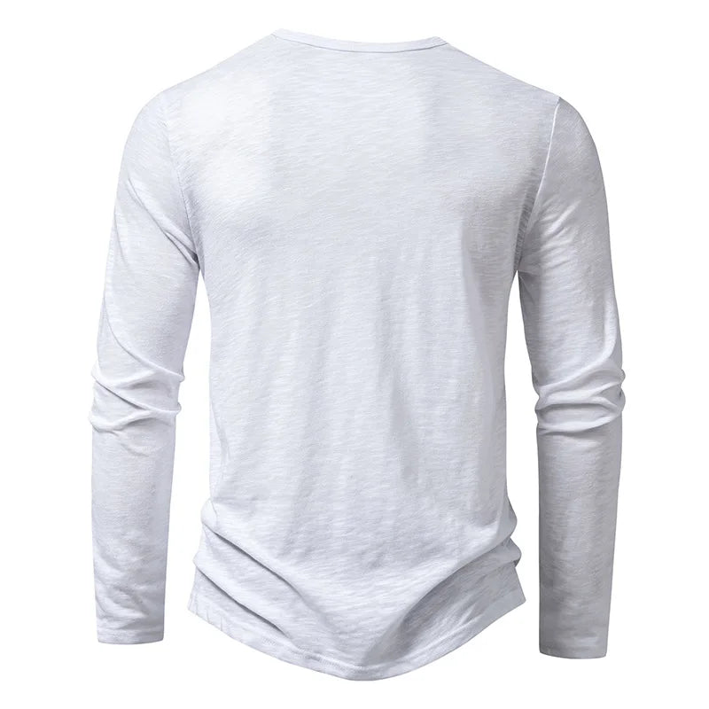 Camisas Henley de Algodón Enzo