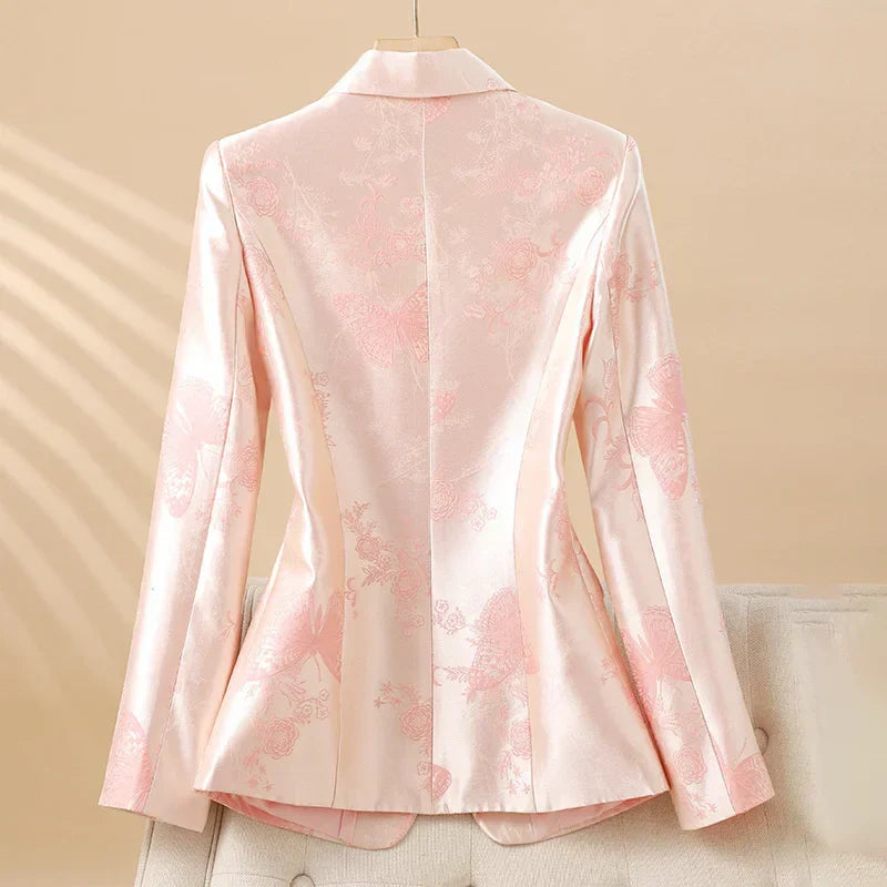 Chaqueta de Color Rosa