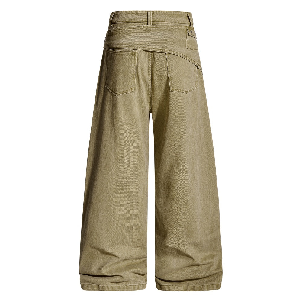 Rega - Pantalones Vaqueros de Corte Amplio
