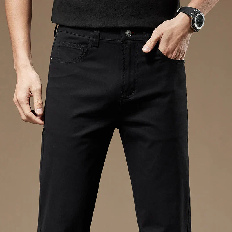 Íconos. Pantalones de Tela de Algodón