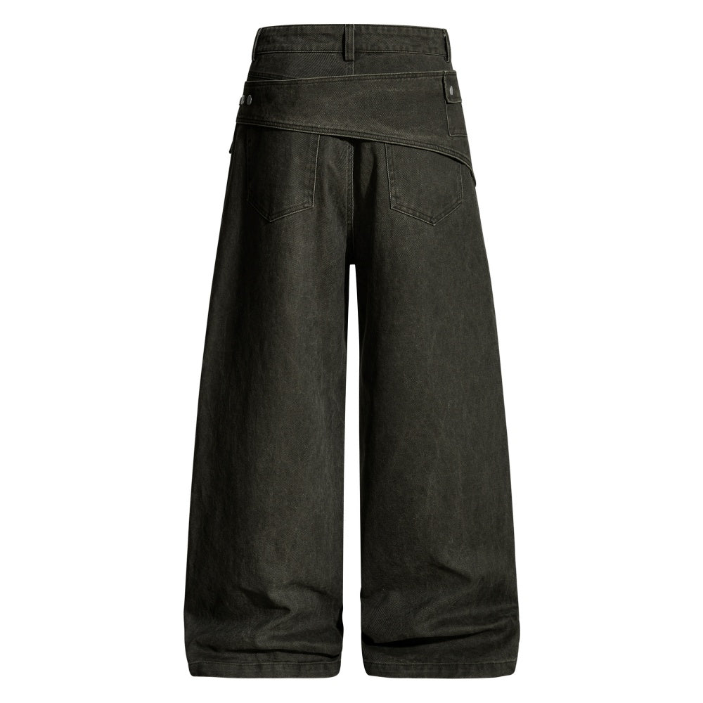 Rega - Pantalones Vaqueros de Corte Amplio