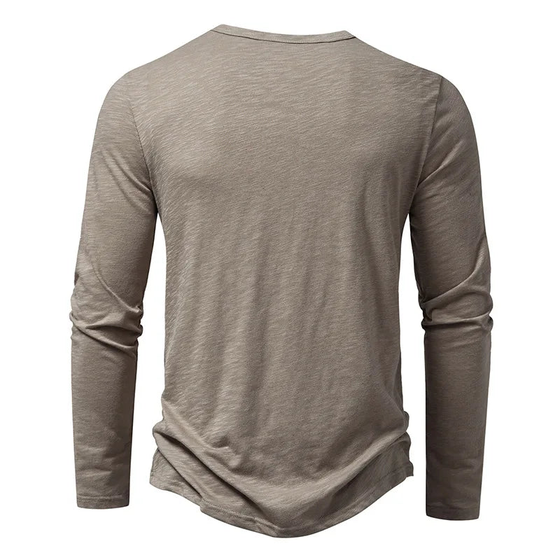 Camisas Henley de Algodón Enzo