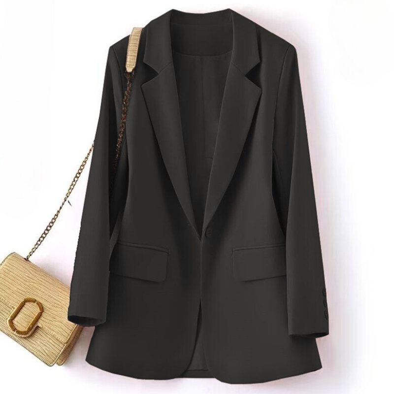 Blazer de algodón y lino