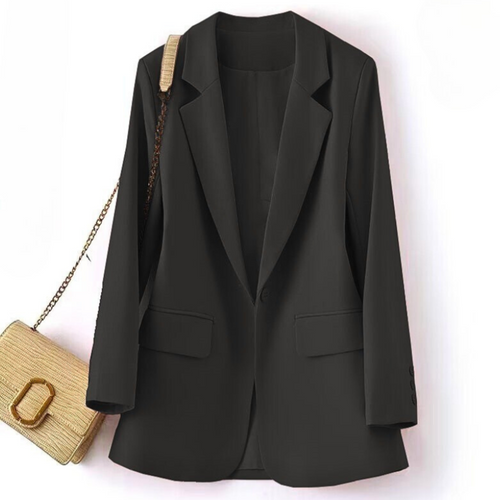 Blazer de algodón y lino