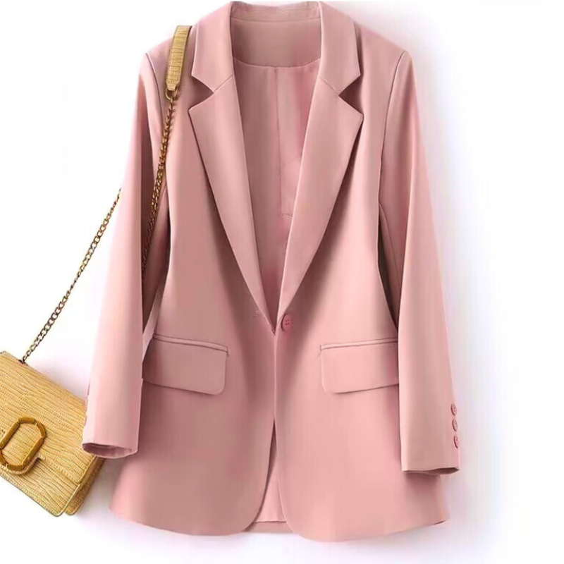 Blazer de algodón y lino