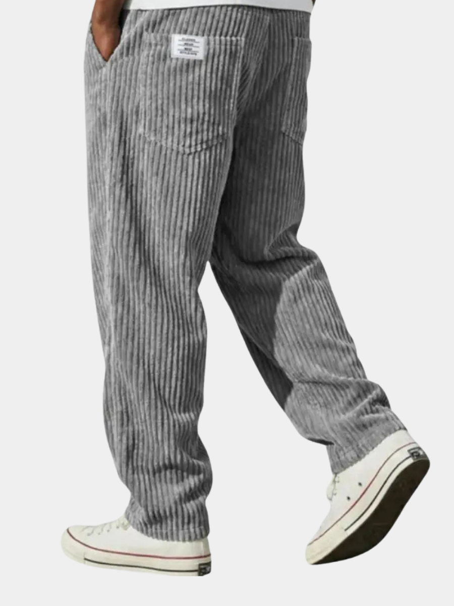 Domas – Pantalones de terciopelo casuales para hombre
