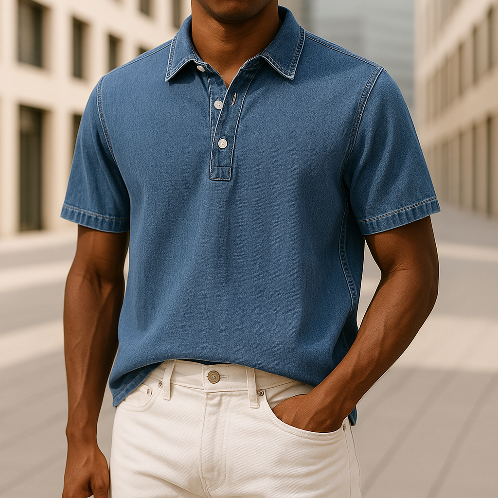 Polo de mezcla de algodón