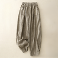 Emilija – Pantalones de lino amplios