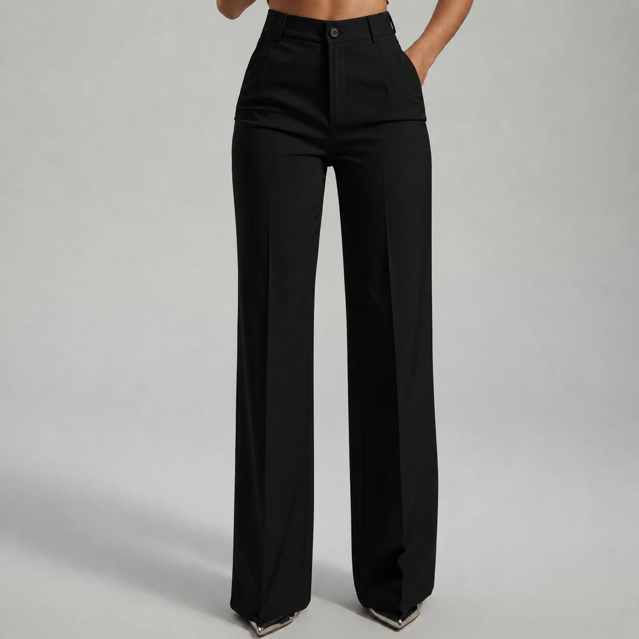 Elena – Elegantes pantalones de mujer de cintura alta