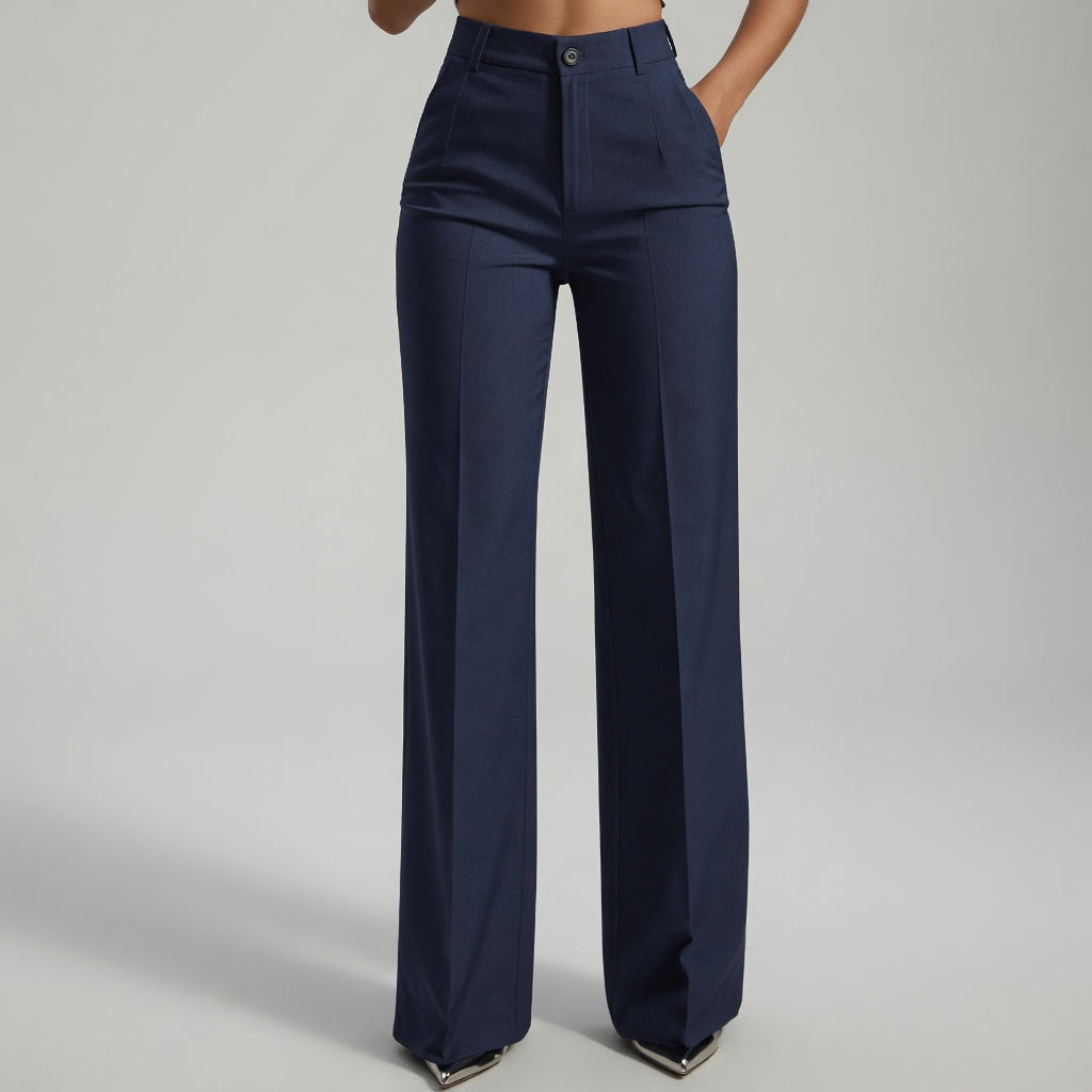 Elena – Elegantes pantalones de mujer de cintura alta