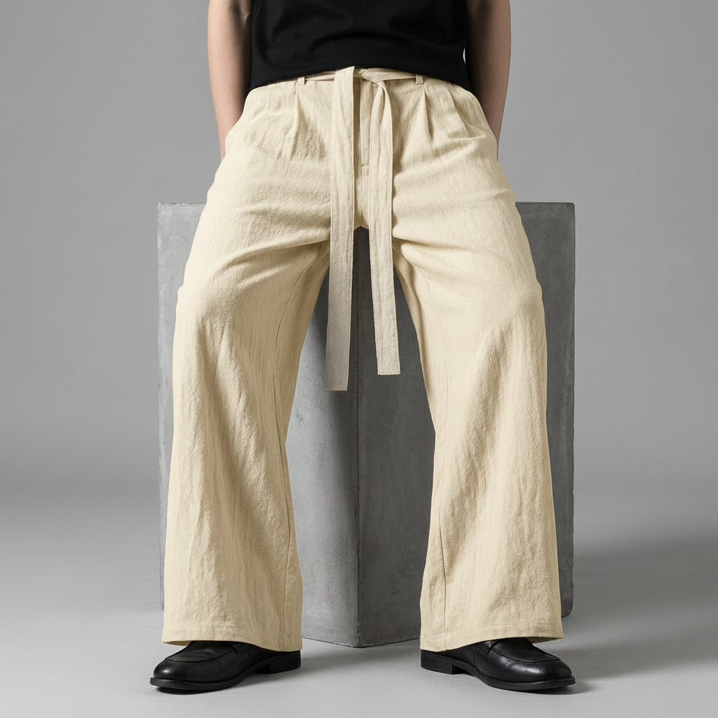 Damiano Pantalones de Algodón
