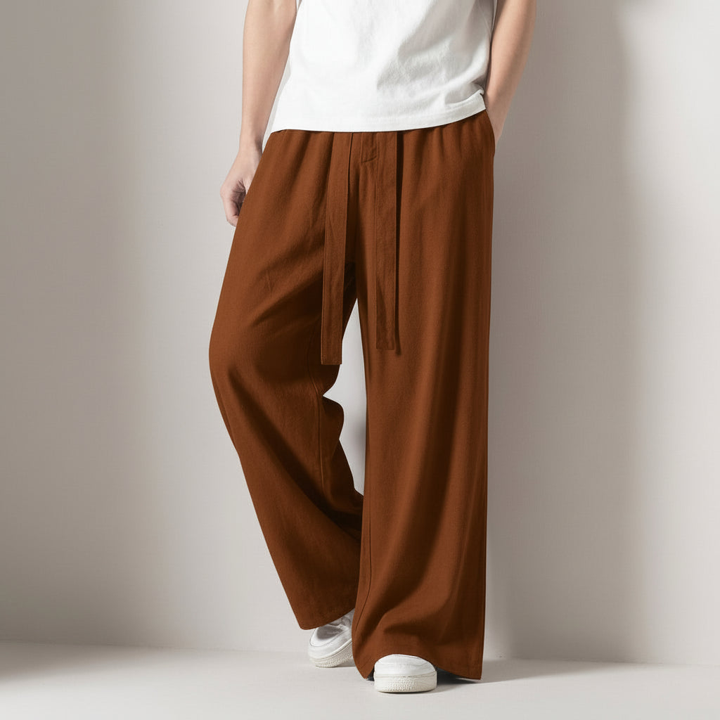 Damiano Pantalones de Algodón