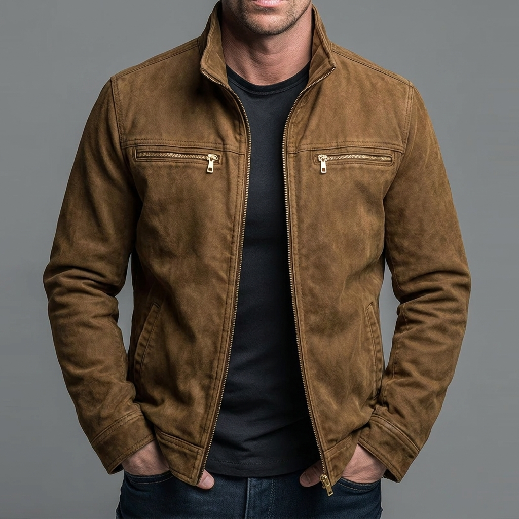 Tonis – Chaqueta masculina de uso diario con cremallera