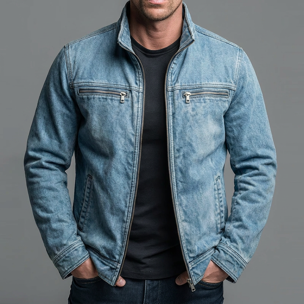 Tonis – Chaqueta masculina de uso diario con cremallera